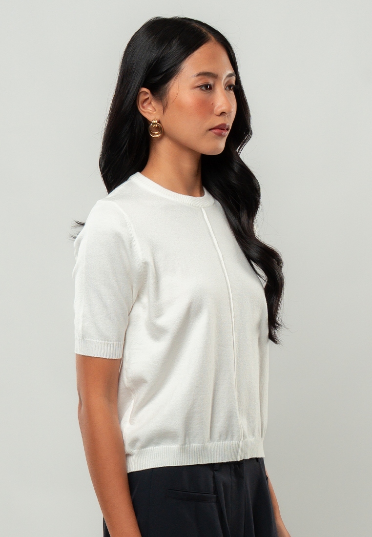 Cara Classic Short Sleeve Knit Top