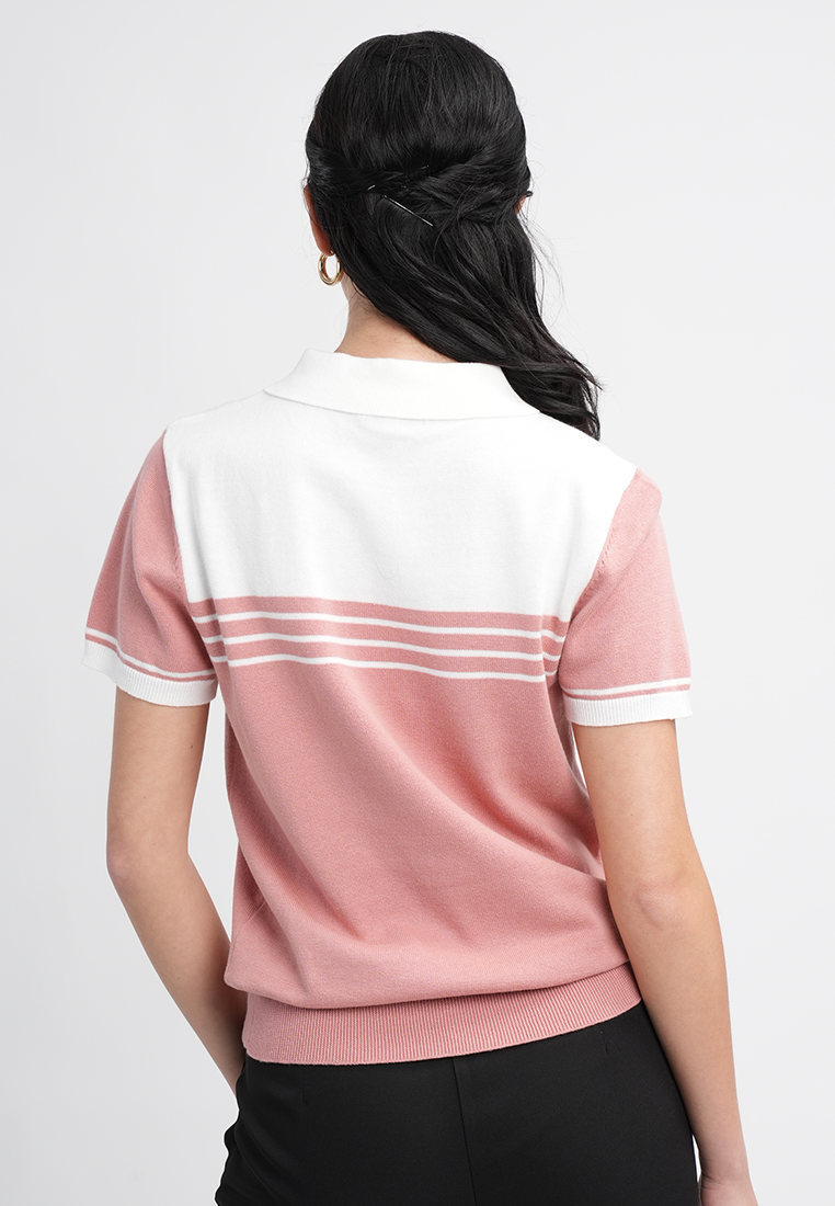 Jessica Classic Polo Knit Top