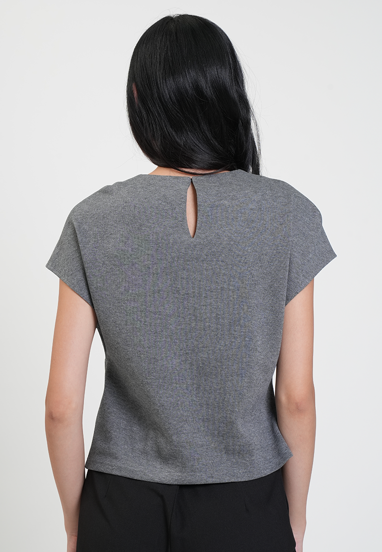 Delilah Asymmetric Side-Knot Top