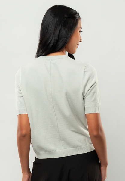 Cara Classic Short Sleeve Knit Top