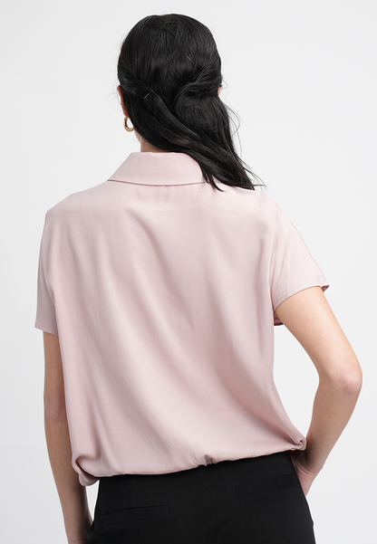 Nikka Classic Collared Button-Up Top