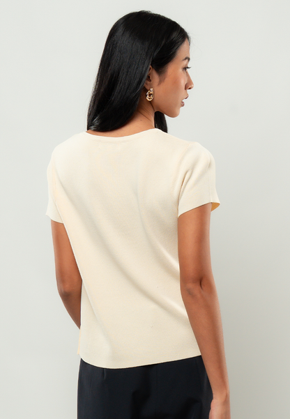 Marissa Abstract Colorblock Knit Top