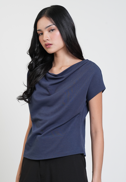 Jasmine Draped Neck Relaxed Top