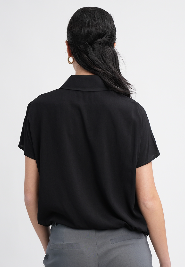 Nikka Classic Collared Button-Up Top