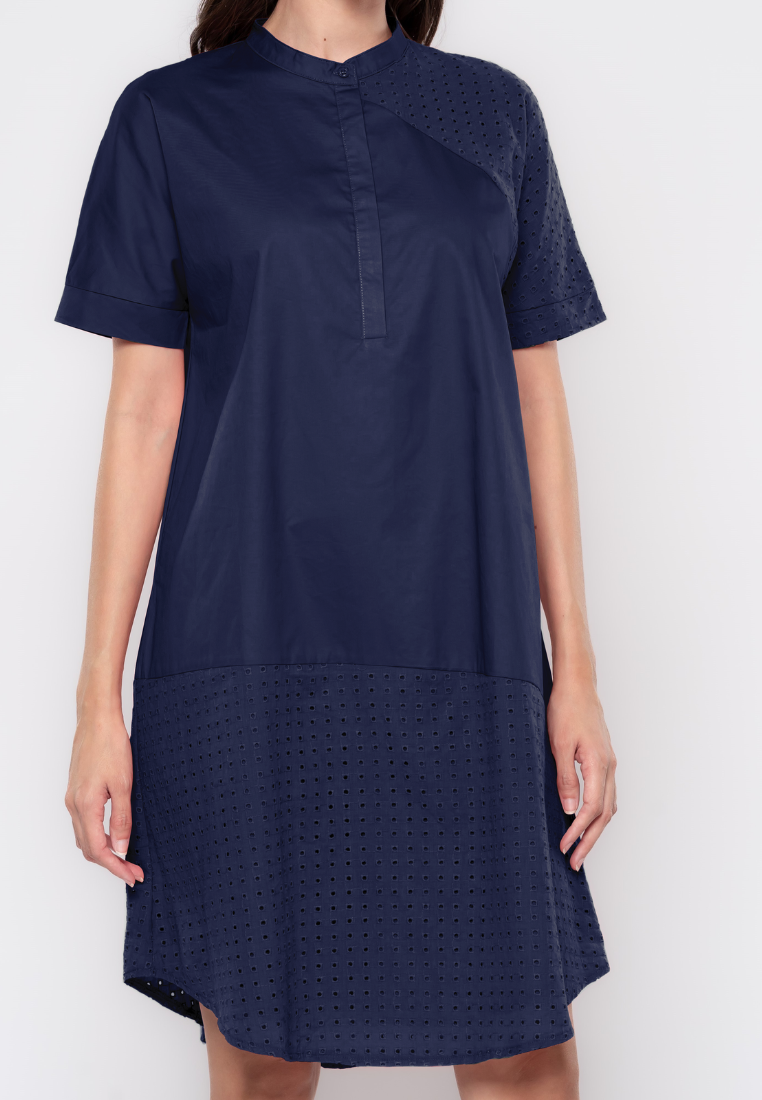 Nelly Shift Plain Cotton Dress