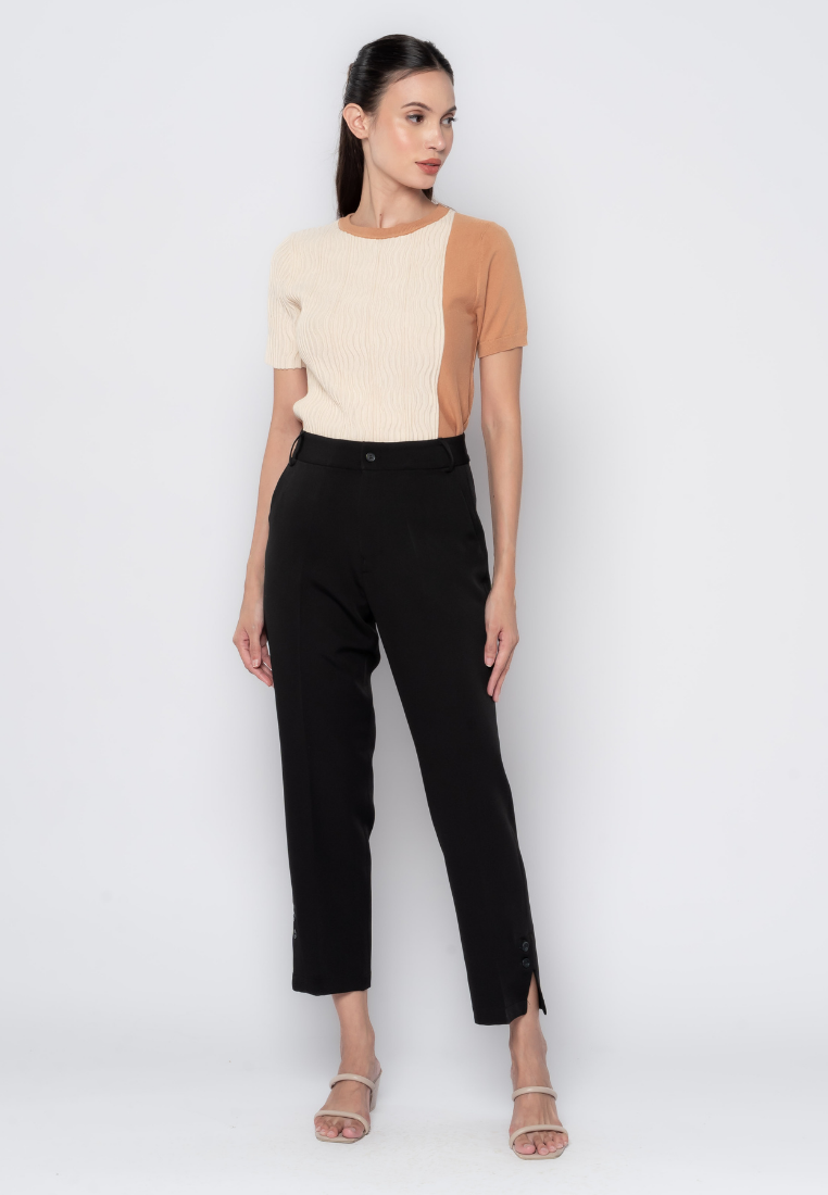 High Rise Slim Pants