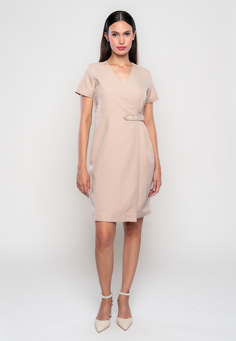 Alexanne Wrap Dress with Adjustable Waist Detail