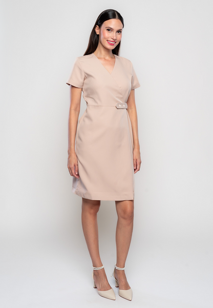 Alexanne Wrap Dress with Adjustable Waist Detail