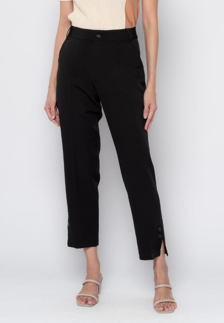 High Rise Slim Pants