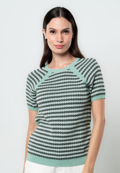 Nevada Striped Flat Knit