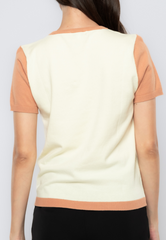 Phoebe Artistic Portrait Knit Top