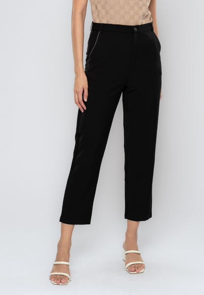 Canyl Casual Slim Pants with Contrasted Pocket Lip