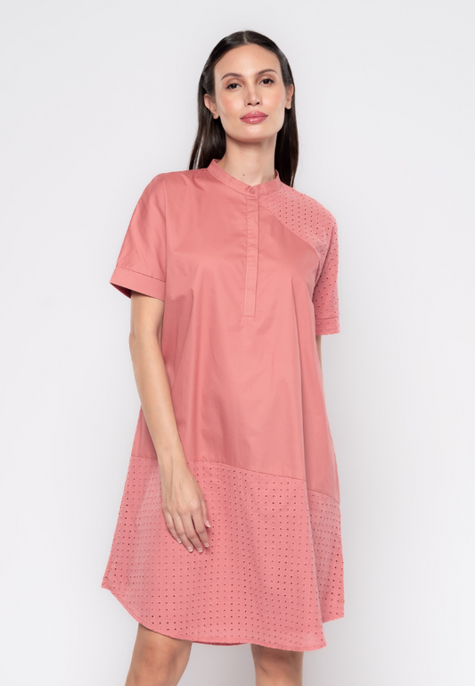 Nelly Shift Plain Cotton Dress