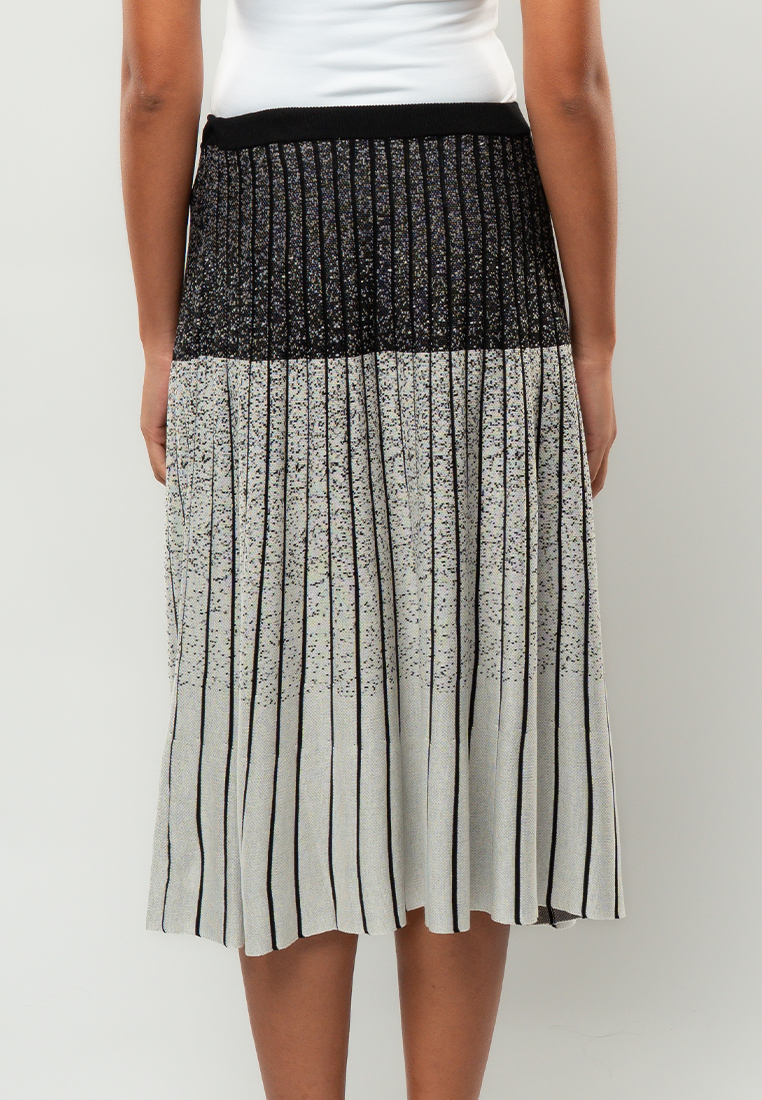 Sarah Knitted Midi Pleated Skirt