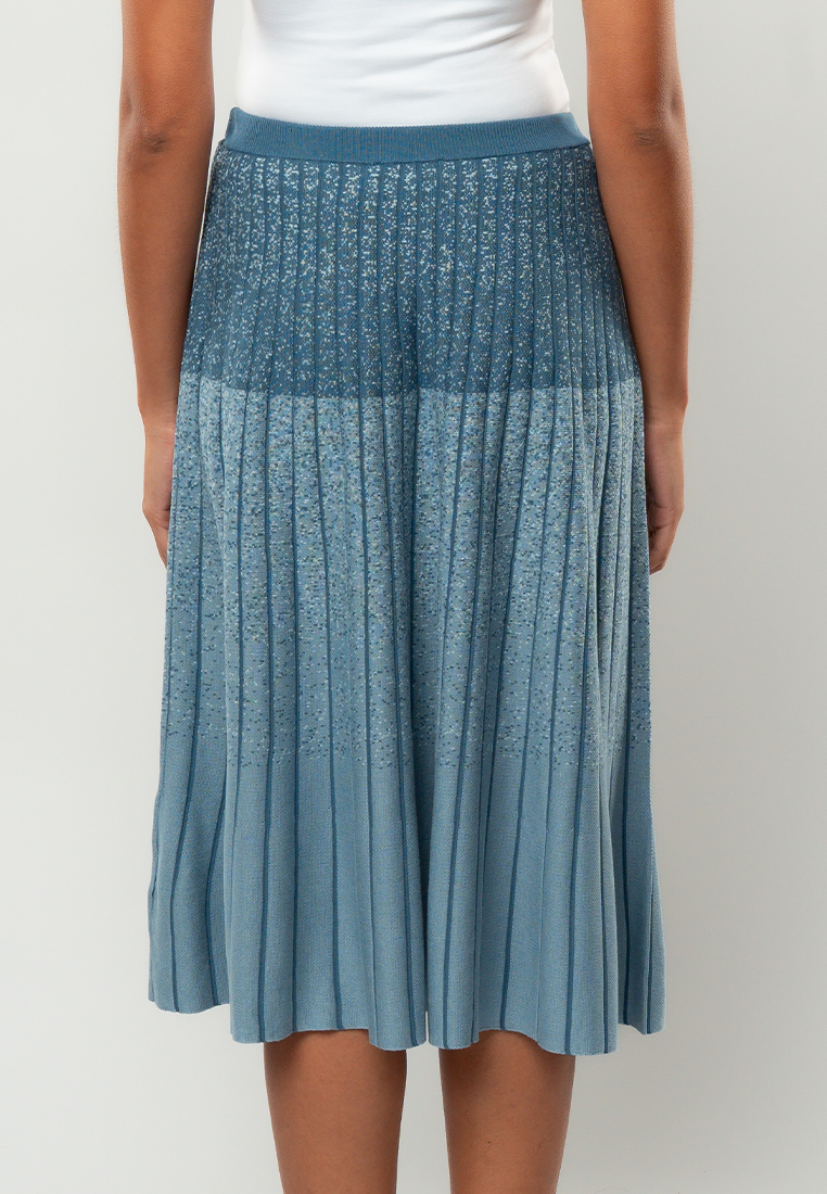 Sarah Knitted Midi Pleated Skirt