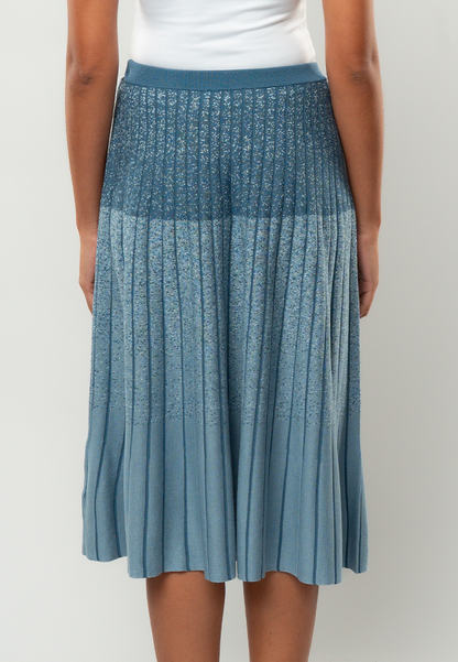 Sarah Knitted Midi Pleated Skirt