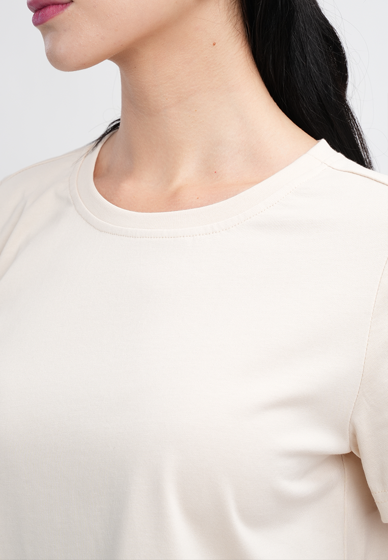 Harper Tee with Slanted Peplum Hem