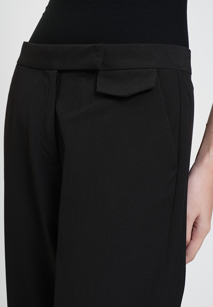 Venice Straight-Leg Trousers with Pockets