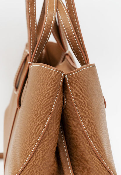 Clementine Contrast Stitch Tote