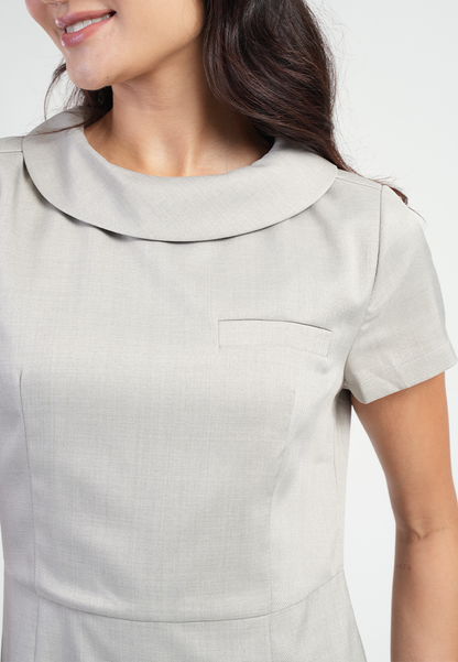 Evangeline Professional Rounded Collar Sheath Dress