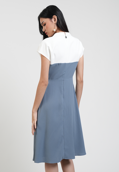 Juliette Colorblock A-Line Dress