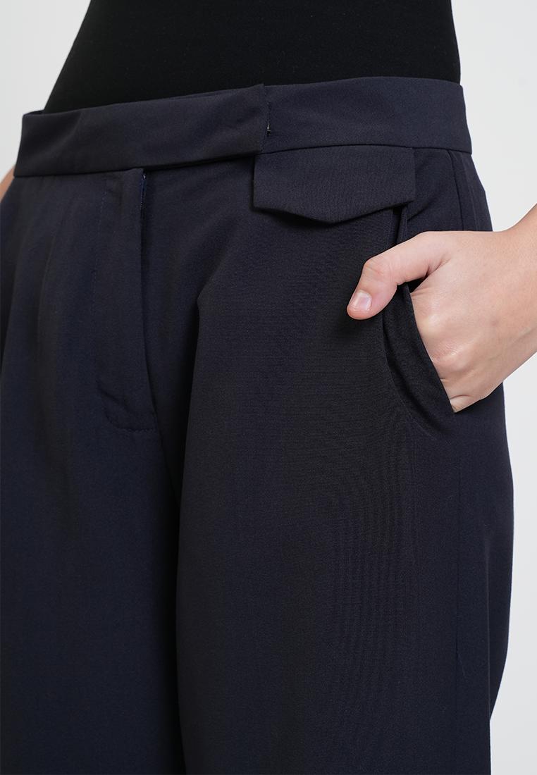 Venice Straight-Leg Trousers with Pockets