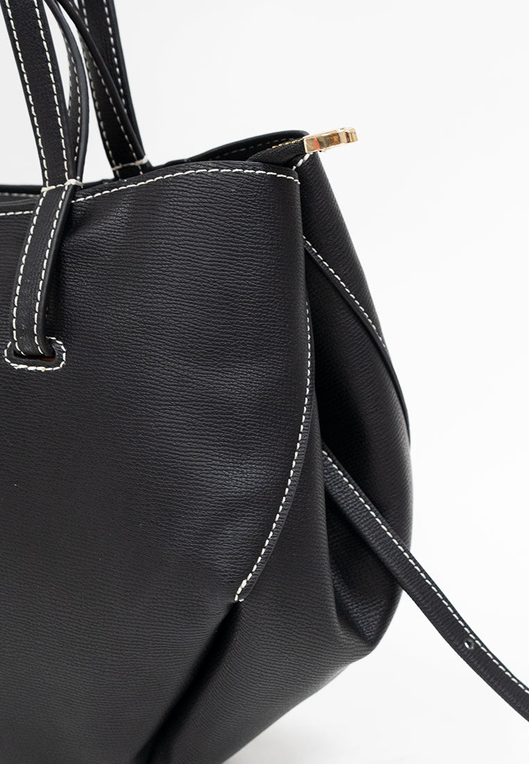 Clementine Contrast Stitch Tote