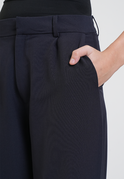 Rachel Pleated Wide-Leg Trousers