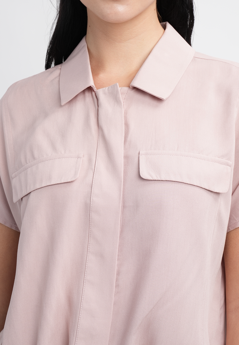 Nikka Classic Collared Button-Up Top