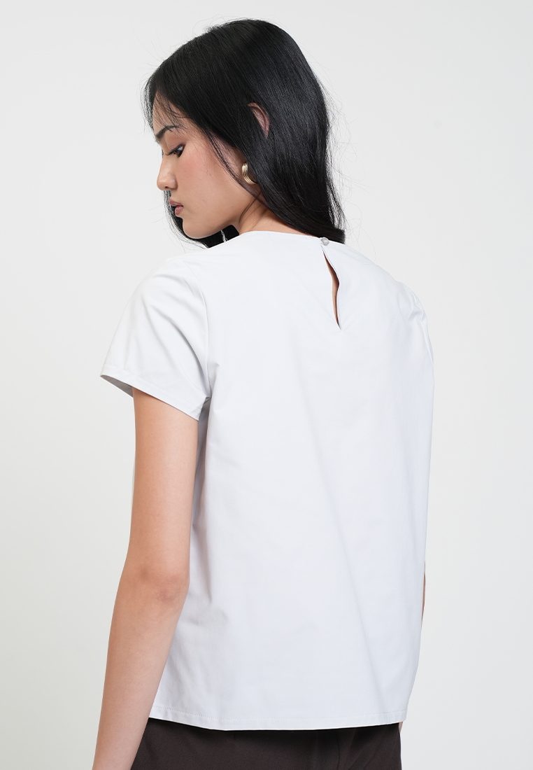 Jillian Classic Short Sleeves Boxy Top