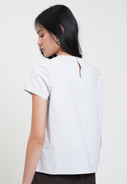 Jillian Classic Short Sleeves Boxy Top