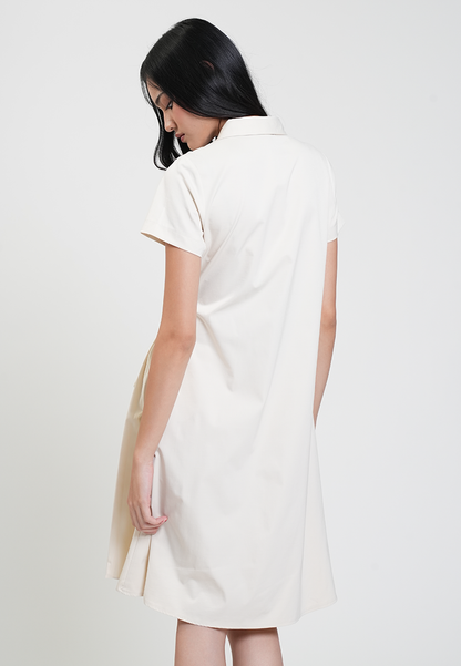 Elodie Button-Down Waist Tie Dress