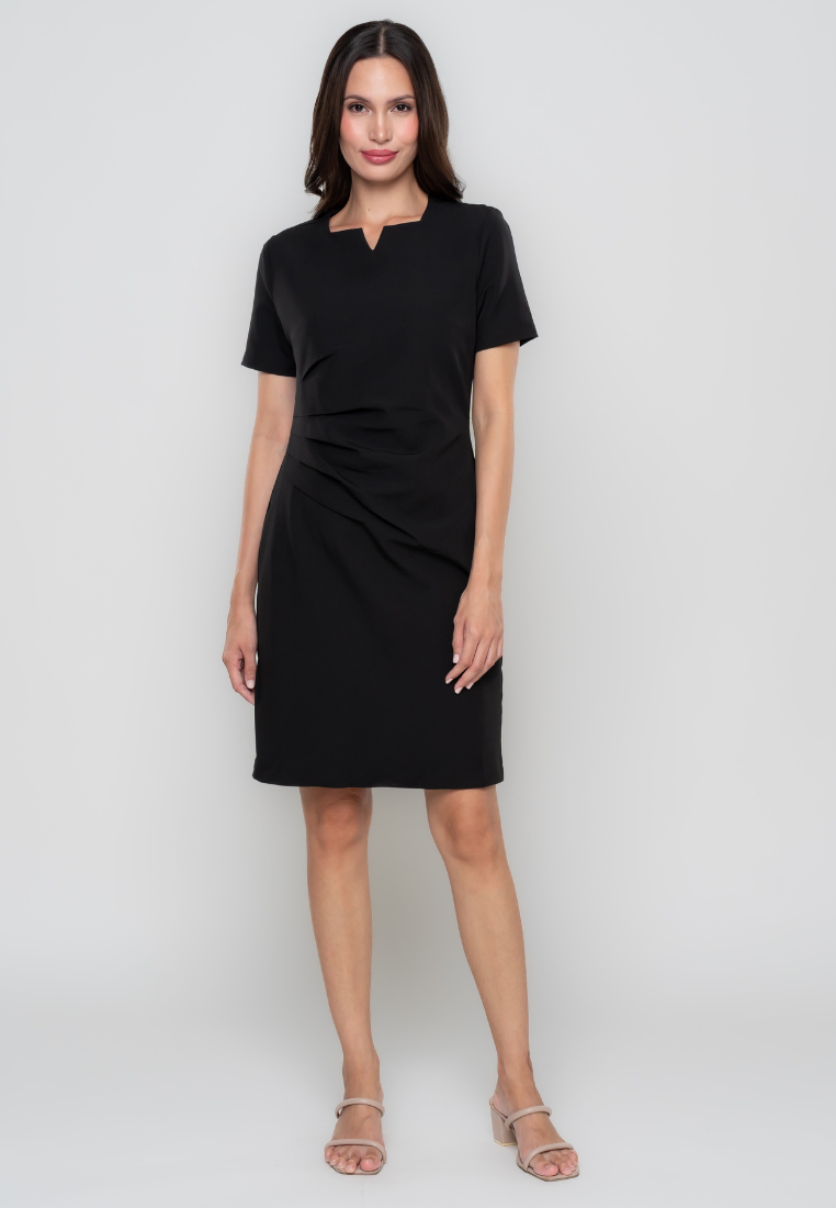 Sasha Square Neck Sheath Dress