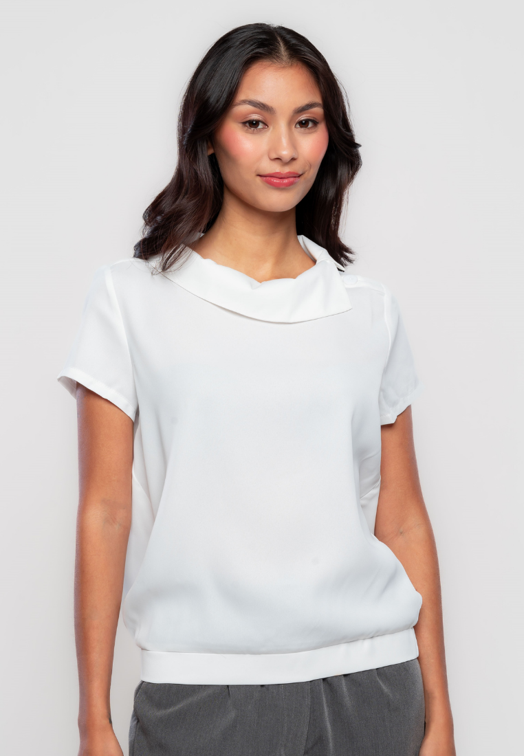 Marcelline Cowl Neck Blouse