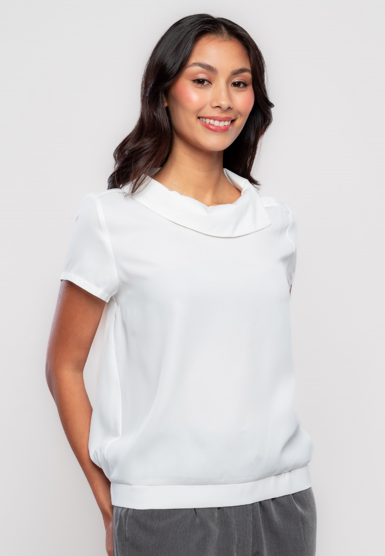 Marcelline Cowl Neck Blouse