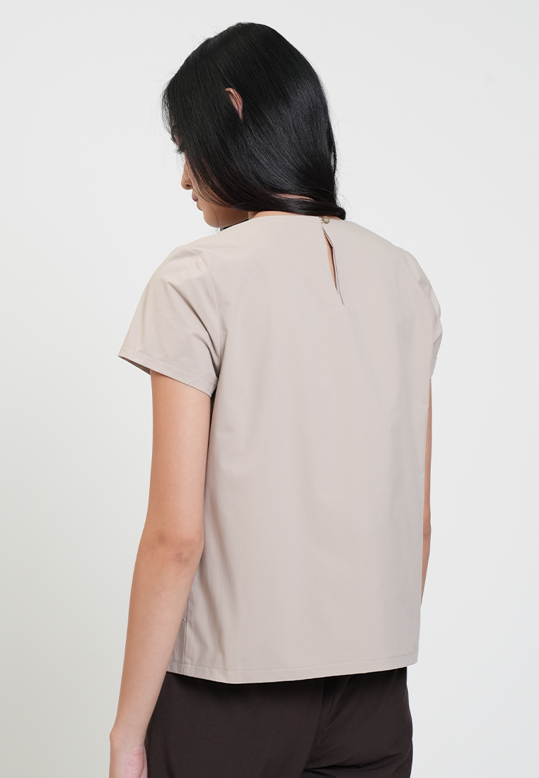 Jillian Classic Short Sleeves Boxy Top