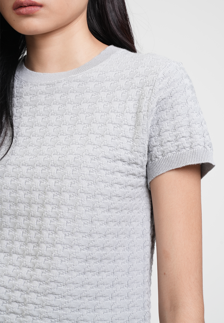 Chantel Textured Waffle Knit Top
