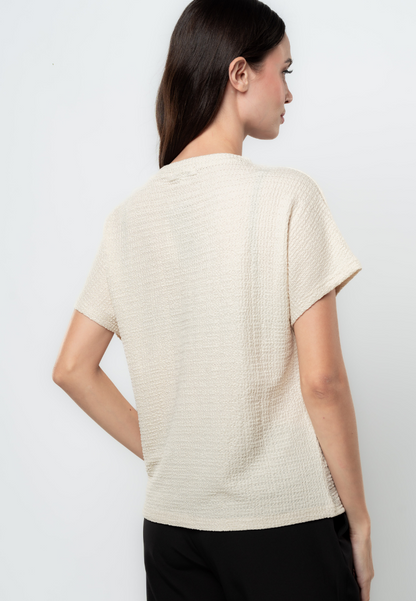 Althea Textured Flat Knit Top