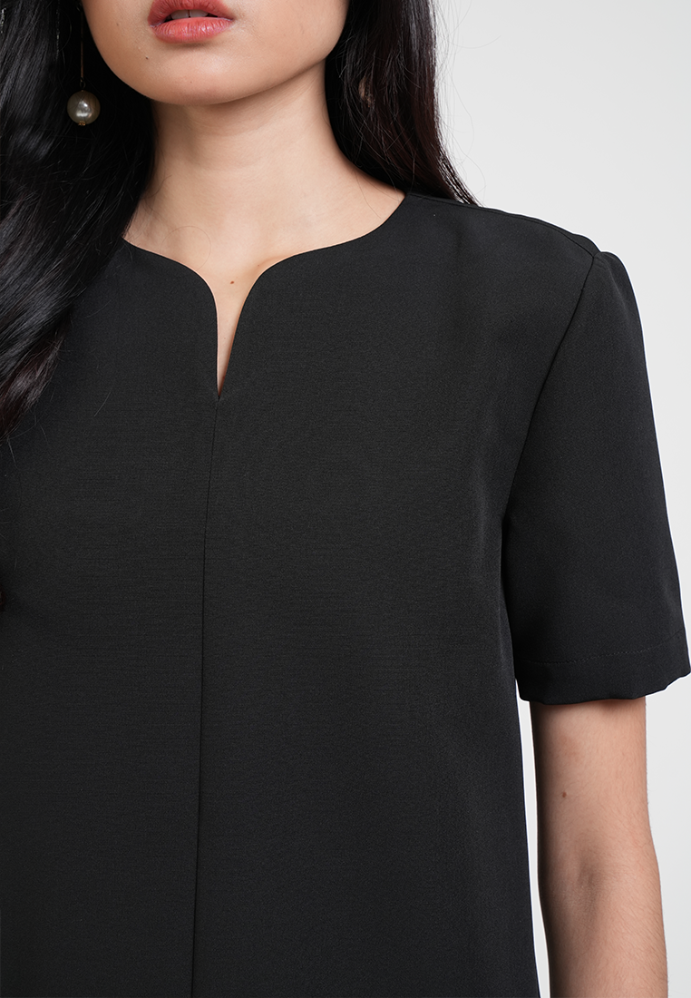 Adelaide Little Black Sheath Dress