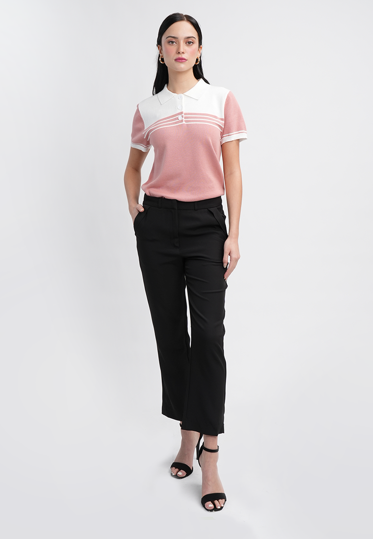 Delaney Slim Pants with Pocket Flap Detail