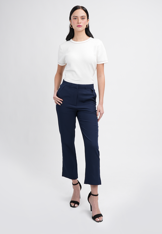 Delaney Slim Pants with Pocket Flap Detail