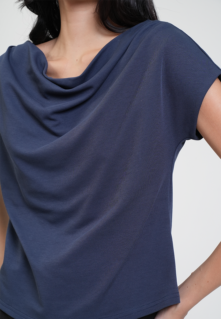 Jasmine Draped Neck Relaxed Top