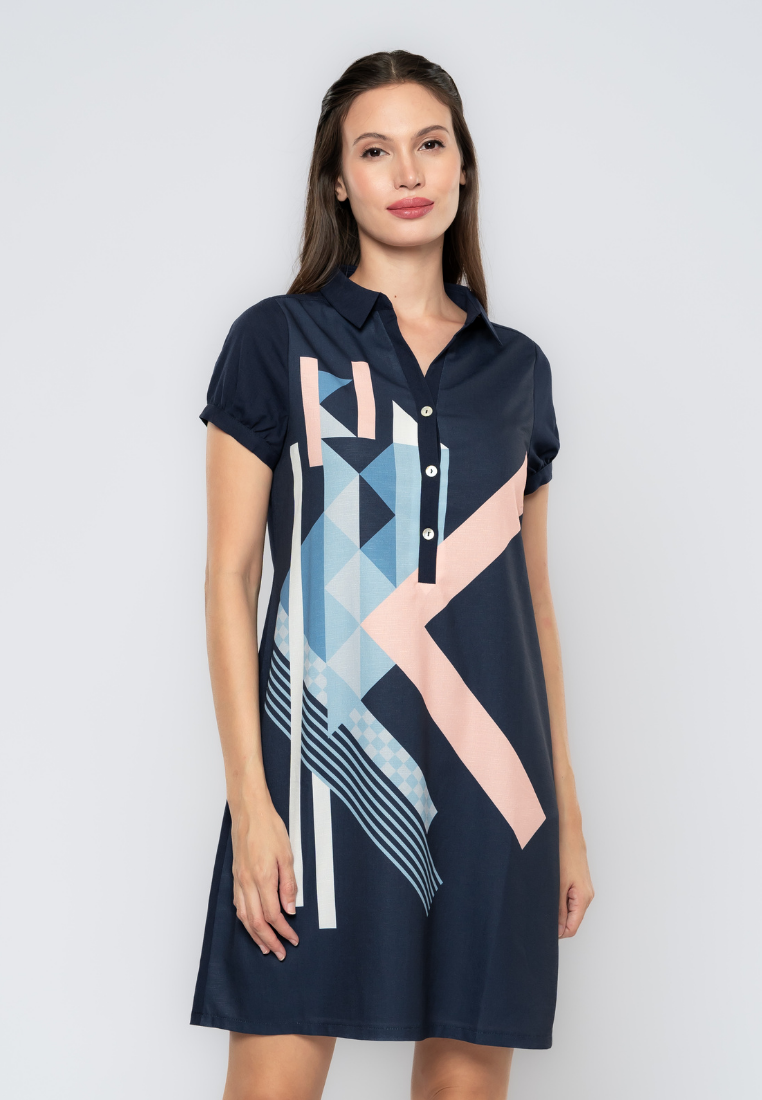 Kirby Geometric Shift Dress