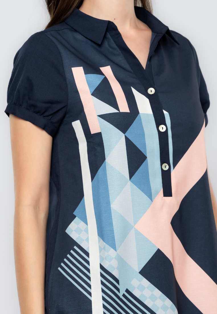 Kirby Geometric Shift Dress