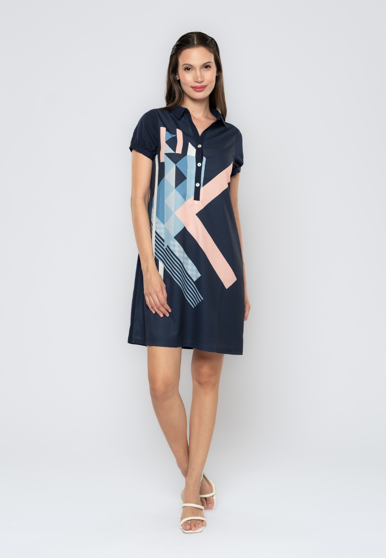 Kirby Geometric Shift Dress