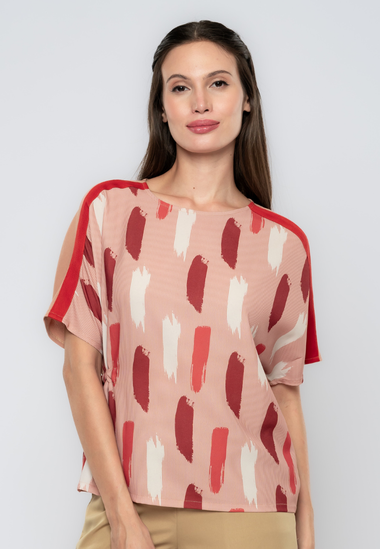 Destiny Extended Sleeves Printed Blouse