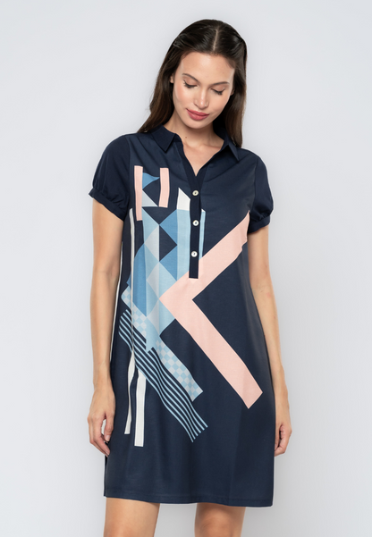 Kirby Geometric Shift Dress