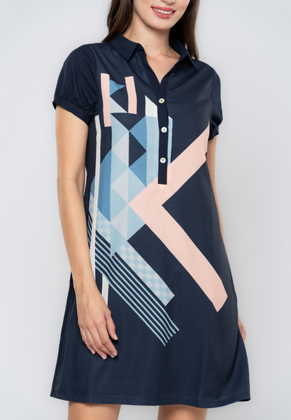 Kirby Geometric Shift Dress