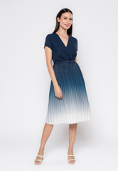 Aaliyah Pleated Ombre Dress