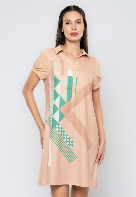 Kirby Geometric Shift Dress